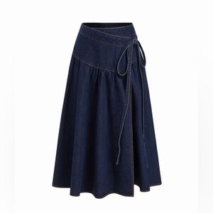 Vintage Y2K citizens of humanity wrap denim skirt
